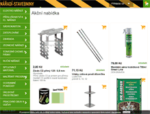 Tablet Screenshot of naradi-stavebniny.cz